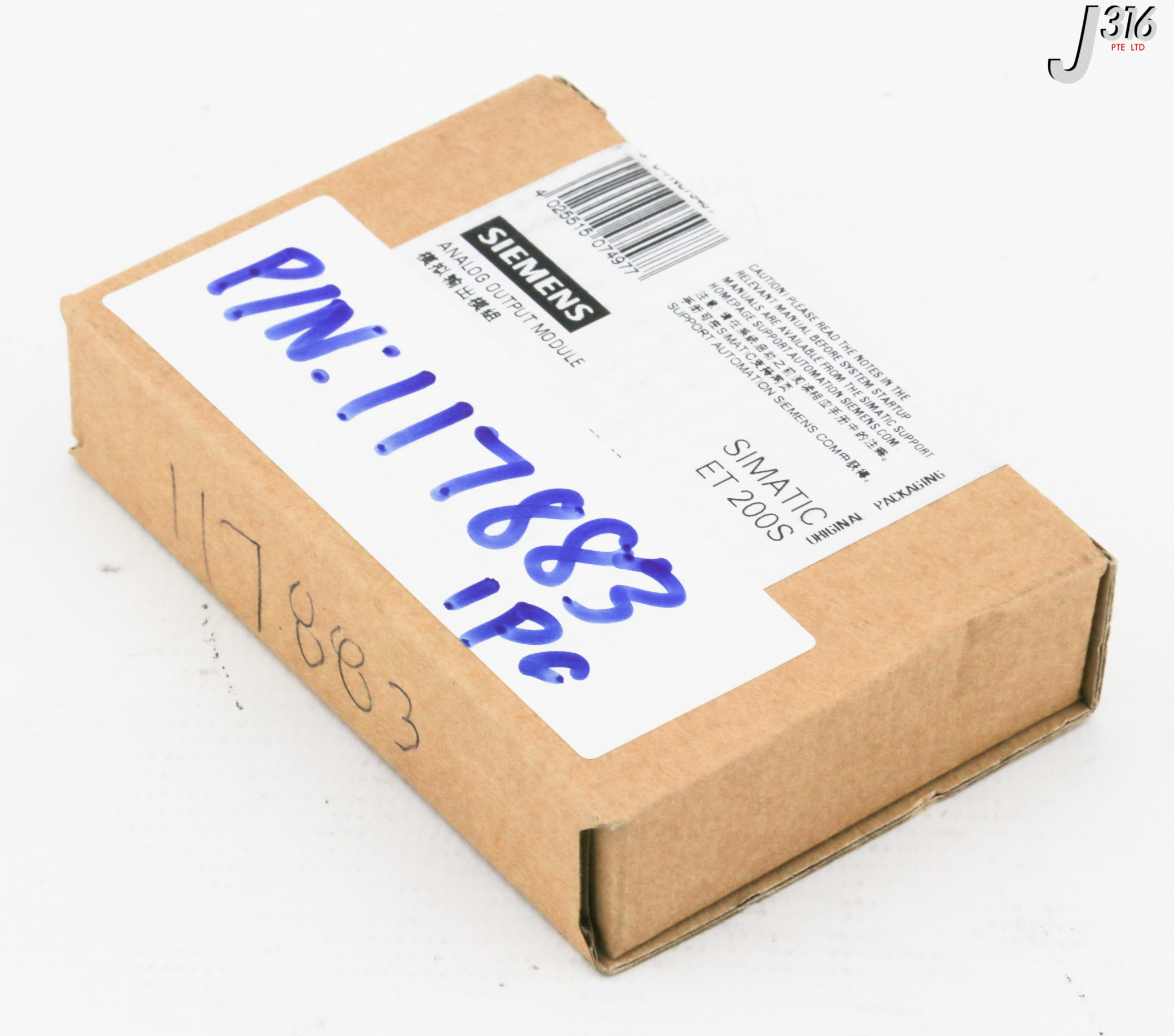 31853 SIEMENS ANALOG OUTPUT MODULE, SIMATIC ET 200S (NEW) 6ES7 135